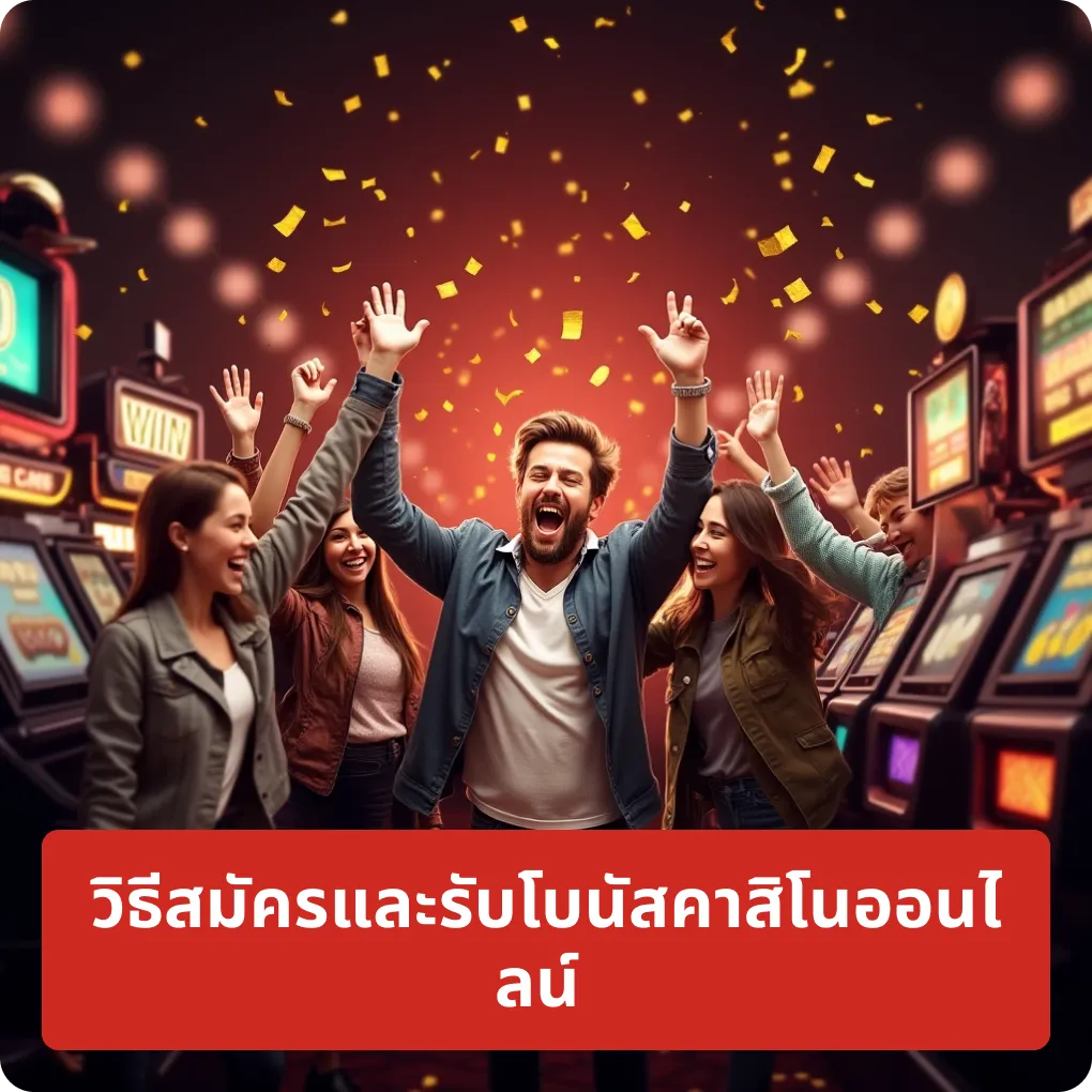 วิธีสมัครและรับโบนัสคาสิโนออนไลน์